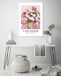 Vase with Pink Roses - The Good Poster Co. - Paper Size : 40.6 x 50.8 cm
