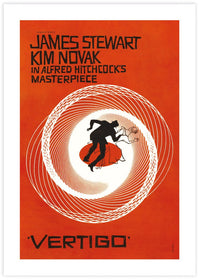 Vertigo Movie Poster - The Good Poster Co. - Paper Size : 42.0 x 59.4 cm A2