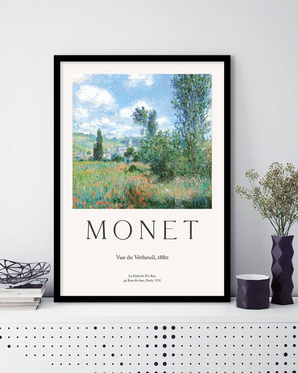View of Vetheuil - The Good Poster Co. - Paper Size : 29.7 x 42.0 cm A3