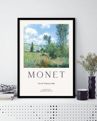 View of Vetheuil - The Good Poster Co. - Paper Size : 29.7 x 42.0 cm A3