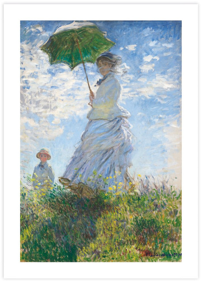 Woman with a Parasol - The Good Poster Co. - Paper Size : 42.0 x 59.4 cm A2