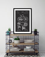 Bicycle Patent Art Print | Black and White Art | The Good Poster Company