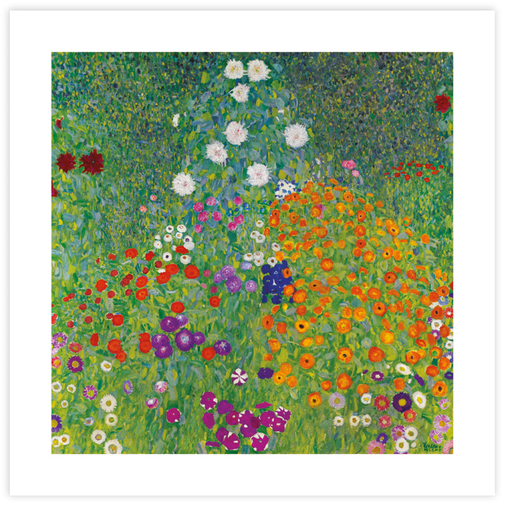 Bauerngarten Art Print by Gustav Klimt - Vintage Floral Artwork - The Good Poster Company