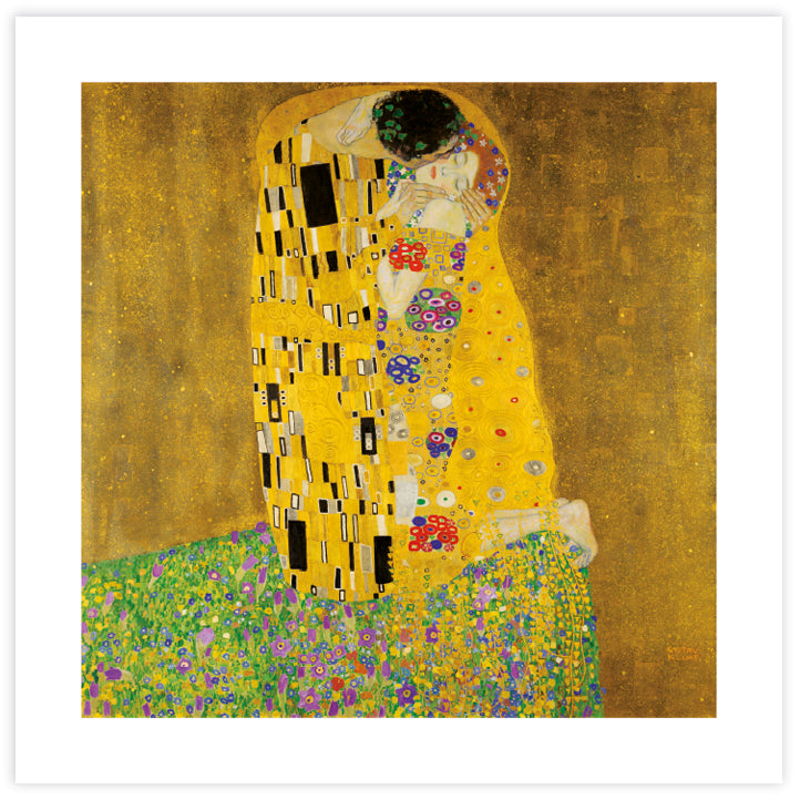 The Kiss Art Print by Gustav Klimt - Romantic Artwork - The Good Poster Company