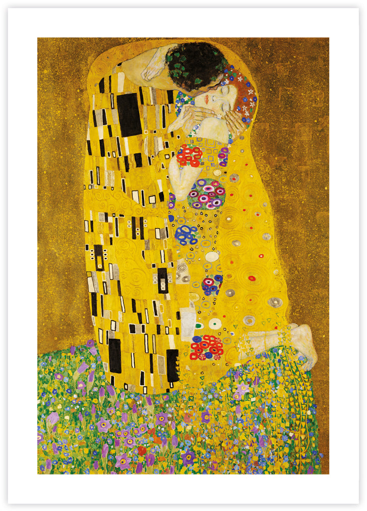 The Kiss by Gustav Klimt - Romantic Art Prints - The Good Poster Company