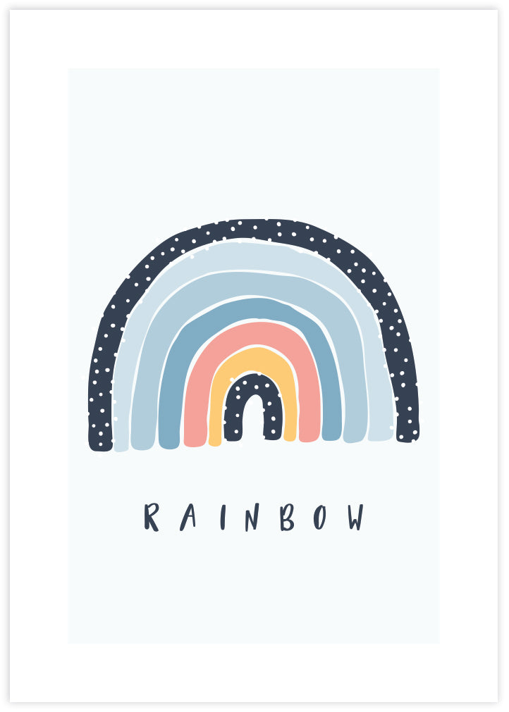 Over the Rainbow Nursery Art Print | Children's Bedroom Artwork | The Good Poster Company