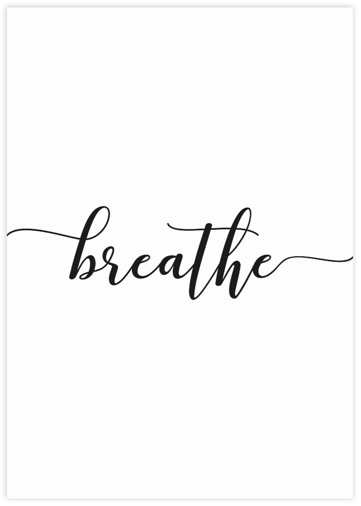 Typography Art Print | Black and White Art | The Good Poster Company