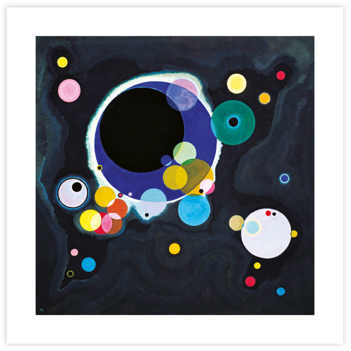 Several Circles Art Print by Wassily Kandinsky - Abstract Art at The Good Poster Company