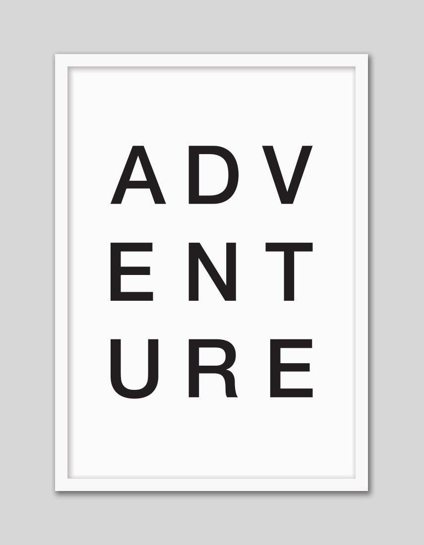 Adventure - The Good Poster Co. - Paper Size : 29.7 x 42.0 cm A3