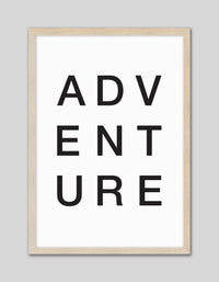 Adventure - The Good Poster Co. - Paper Size : 29.7 x 42.0 cm A3