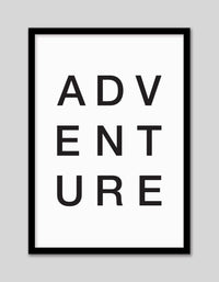 Adventure - The Good Poster Co. - Paper Size : 29.7 x 42.0 cm A3