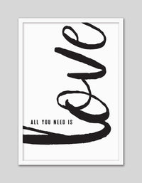 All You Need Is Love - The Good Poster Co. - Paper Size : 29.7 x 42.0 cm A3
