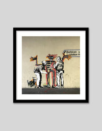 Basquiat Pat Down - The Good Poster Co. - Paper Size : 40.6 x 40.6 cm