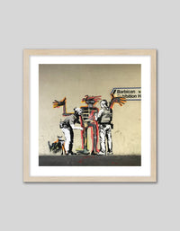 Basquiat Pat Down - The Good Poster Co. - Paper Size : 40.6 x 40.6 cm