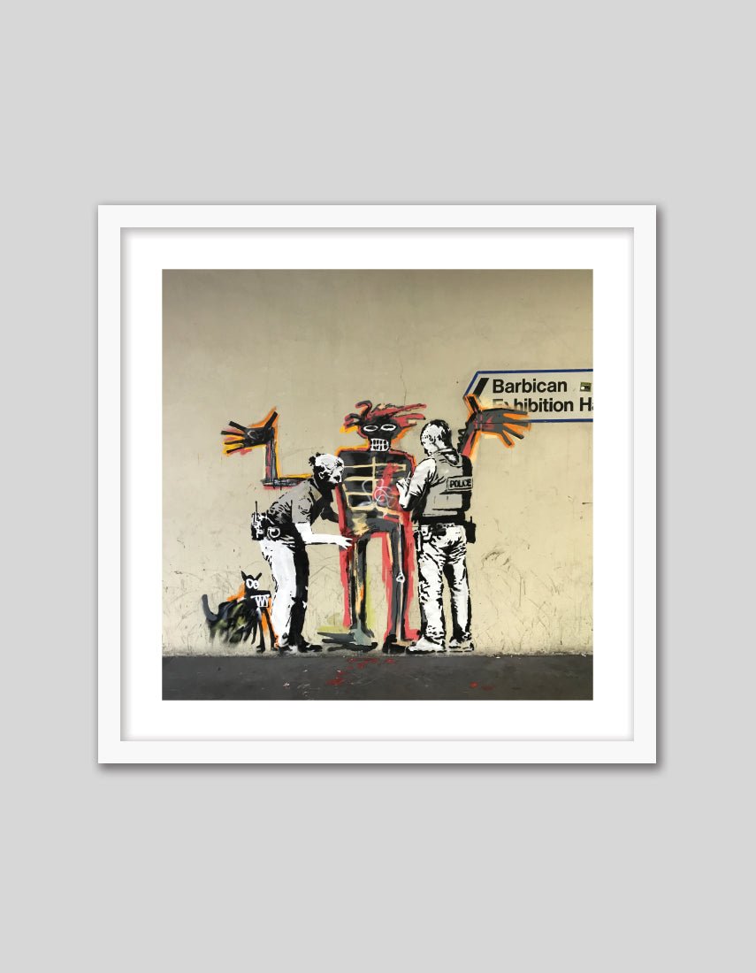Basquiat Pat Down - The Good Poster Co. - Paper Size : 40.6 x 40.6 cm