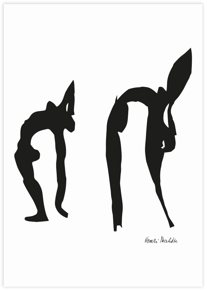Black Acrobats - The Good Poster Co. - Paper Size : 29.7 x 42.0 cm A3