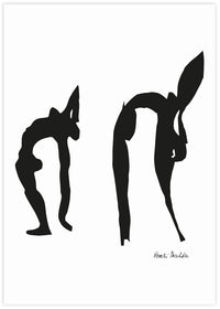 Black Acrobats - The Good Poster Co. - Paper Size : 29.7 x 42.0 cm A3