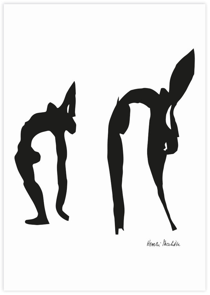 Black Acrobats - The Good Poster Co. - Paper Size : 29.7 x 42.0 cm A3