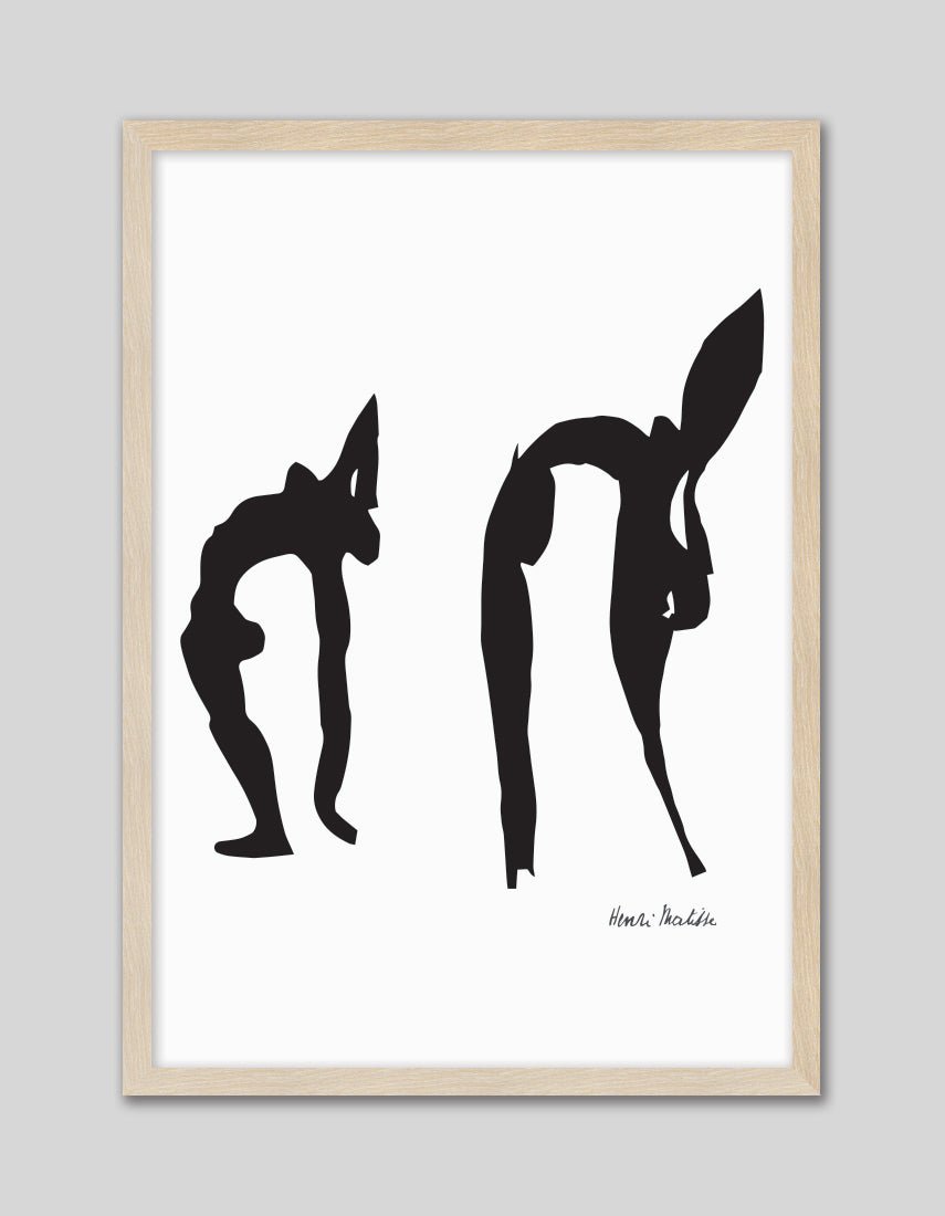 Black Acrobats - The Good Poster Co. - Paper Size : 29.7 x 42.0 cm A3