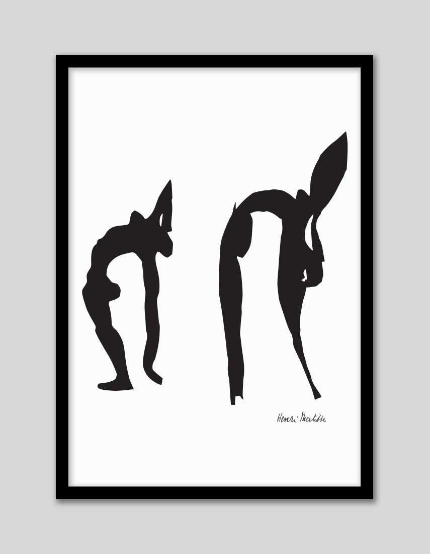 Black Acrobats - The Good Poster Co. - Paper Size : 29.7 x 42.0 cm A3