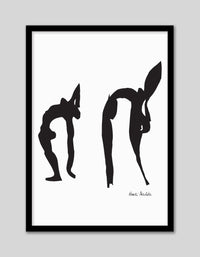 Black Acrobats - The Good Poster Co. - Paper Size : 29.7 x 42.0 cm A3
