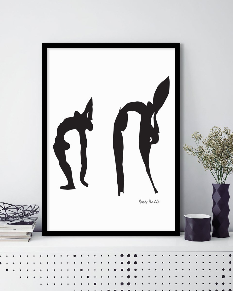 Black Acrobats - The Good Poster Co. - Paper Size : 29.7 x 42.0 cm A3