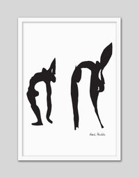 Black Acrobats - The Good Poster Co. - Paper Size : 29.7 x 42.0 cm A3