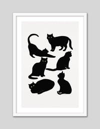 Black Cats - The Good Poster Co. - Paper Size : 29.7 x 42.0 cm A3
