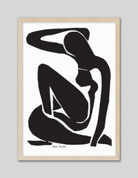 Black Nude I - The Good Poster Co. - Paper Size : 29.7 x 42.0 cm A3