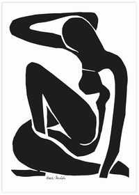 Black Nude I - The Good Poster Co. - Paper Size : 29.7 x 42.0 cm A3