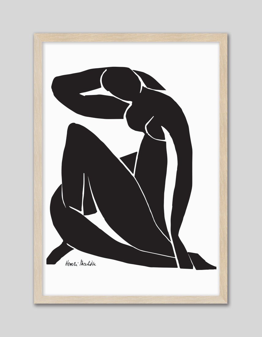 Black Nude II - The Good Poster Co. - Paper Size : 29.7 x 42.0 cm A3