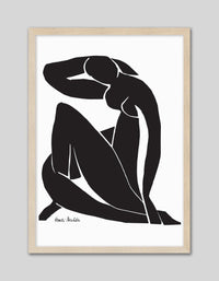 Black Nude II - The Good Poster Co. - Paper Size : 29.7 x 42.0 cm A3