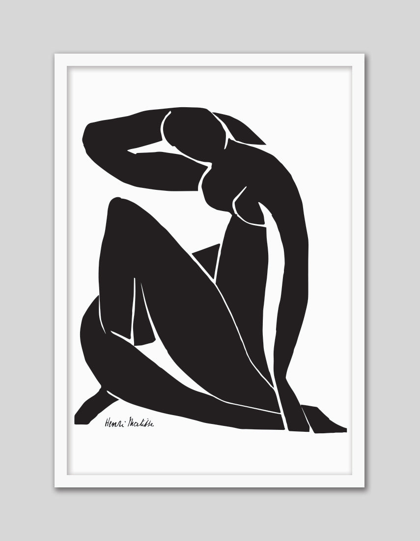 Black Nude II - The Good Poster Co. - Paper Size : 29.7 x 42.0 cm A3
