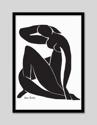 Black Nude II - The Good Poster Co. - Paper Size : 29.7 x 42.0 cm A3