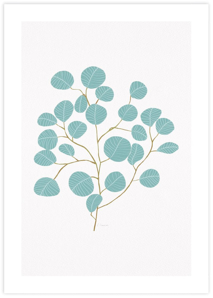 Eucalyptus No.1 - The Good Poster Co. - Paper Size : 29.7 x 42.0 cm A3
