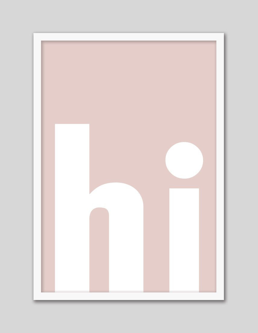 hi - The Good Poster Co. - Paper Size : 29.7 x 42.0 cm A3