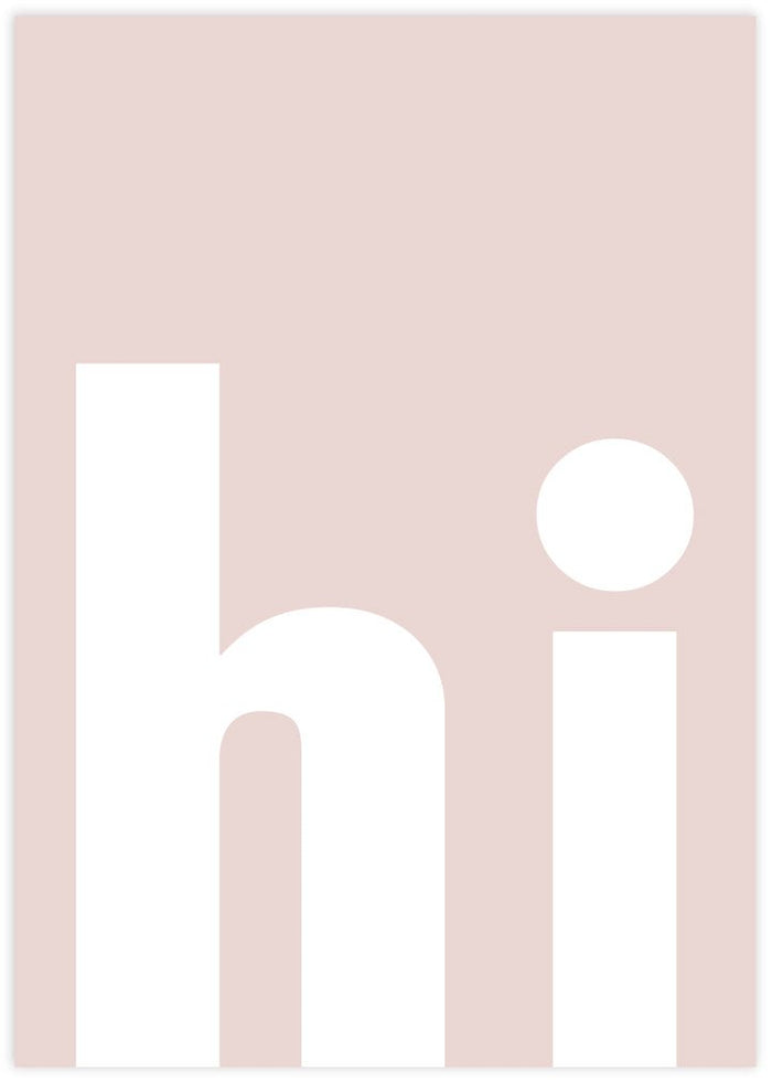 hi - The Good Poster Co. - Paper Size : 29.7 x 42.0 cm A3