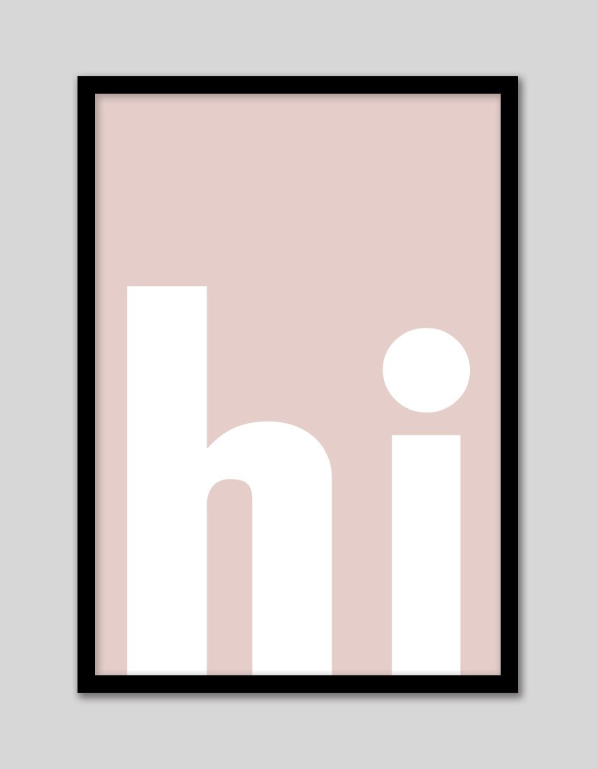 hi - The Good Poster Co. - Paper Size : 29.7 x 42.0 cm A3