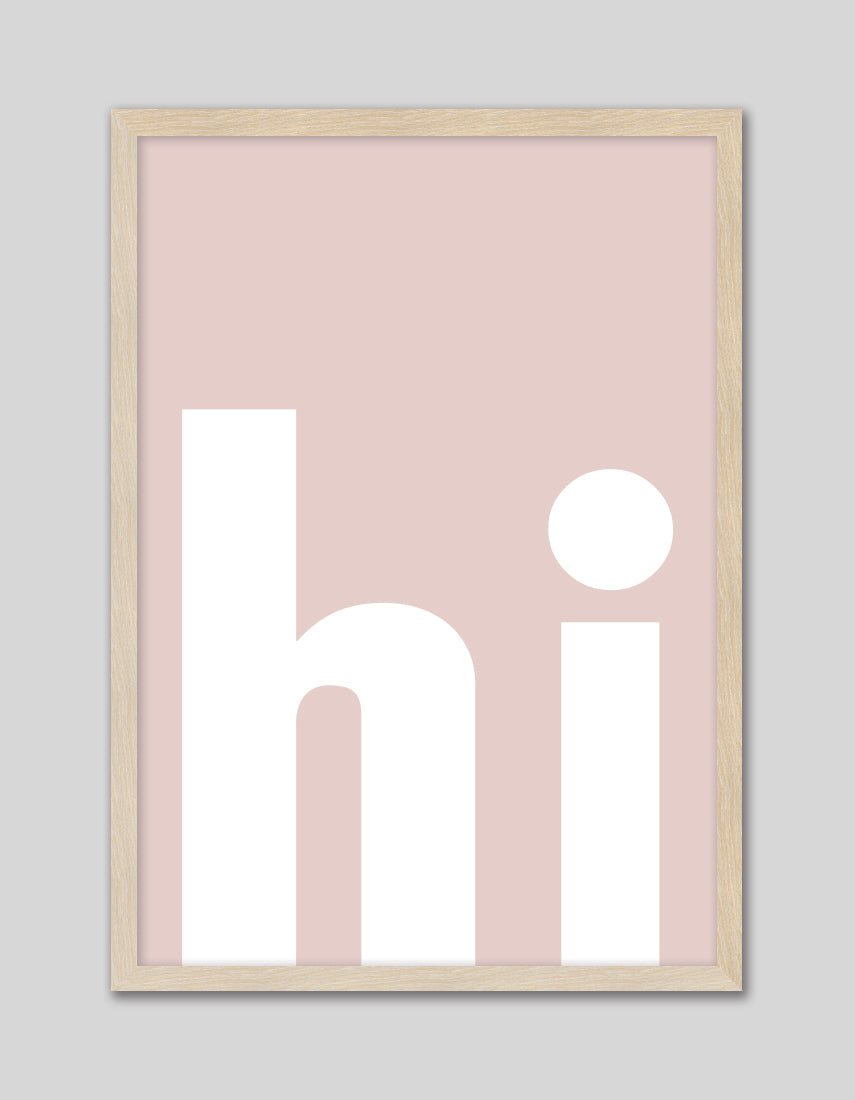 hi - The Good Poster Co. - Paper Size : 29.7 x 42.0 cm A3