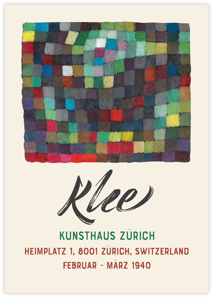 Klee Exhibition Poster - The Good Poster Co. - Paper Size : 29.7 x 42.0 cm A3