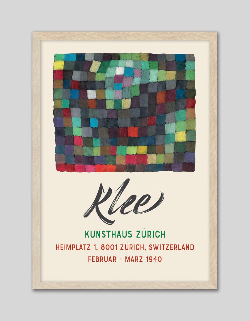 Klee Exhibition Poster - The Good Poster Co. - Paper Size : 29.7 x 42.0 cm A3