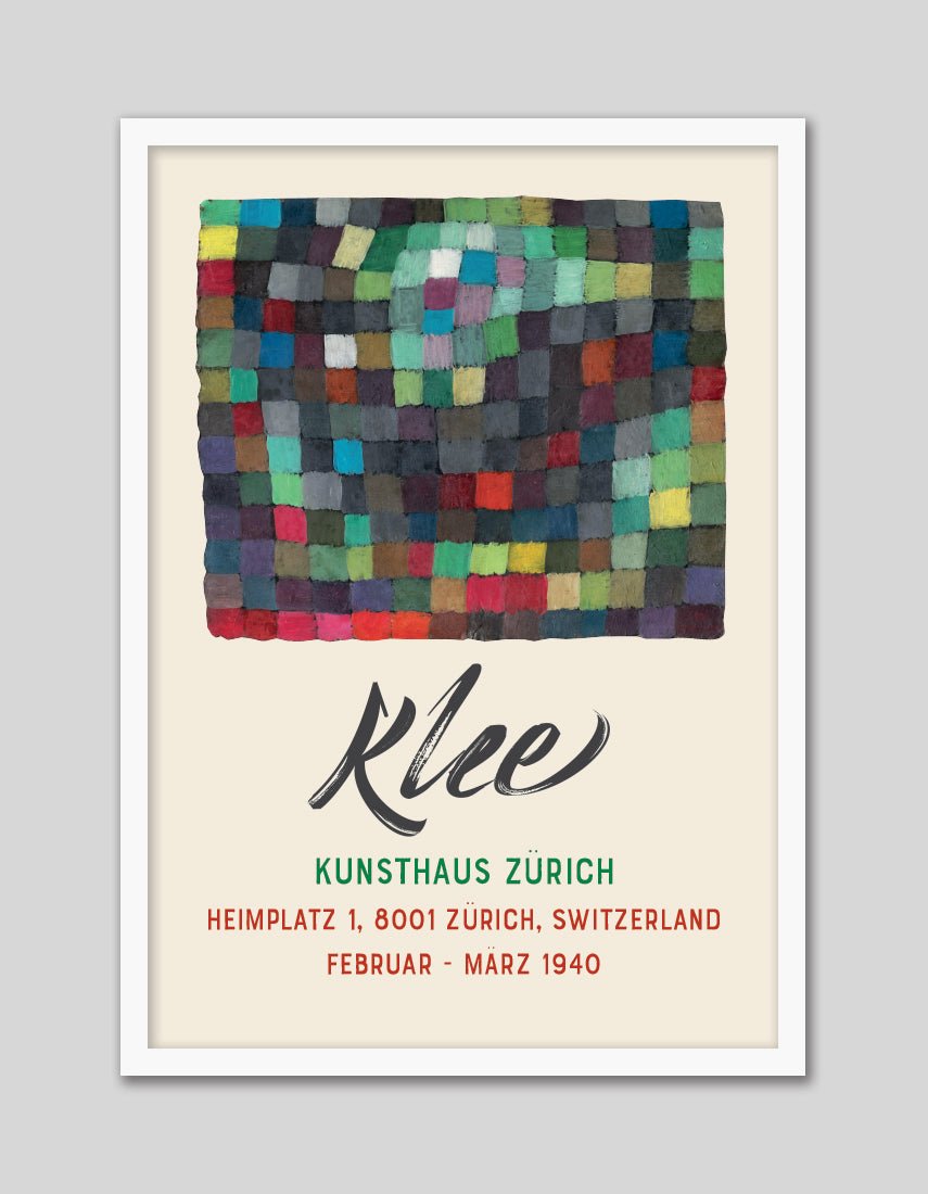 Klee Exhibition Poster - The Good Poster Co. - Paper Size : 29.7 x 42.0 cm A3