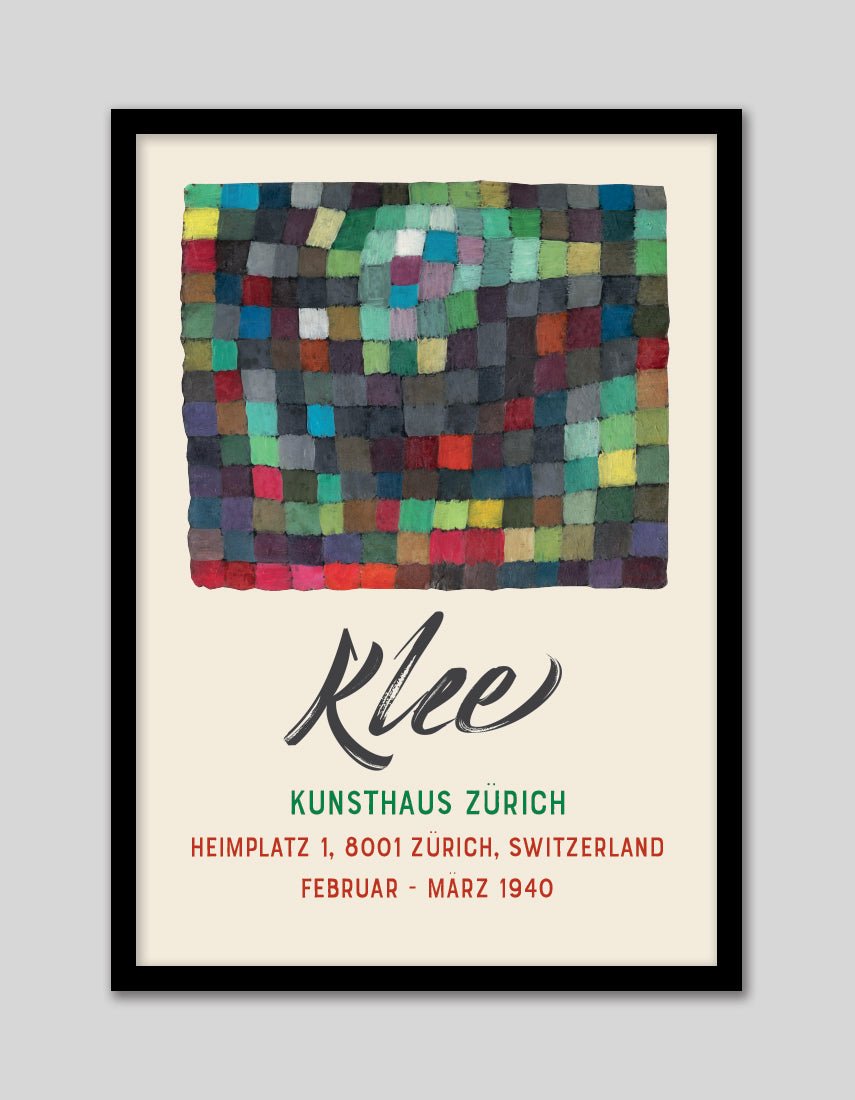 Klee Exhibition Poster - The Good Poster Co. - Paper Size : 29.7 x 42.0 cm A3