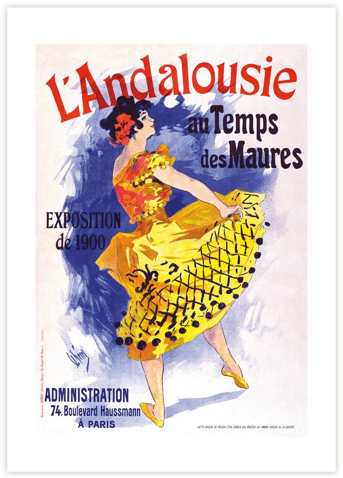 L'Andalousie - The Good Poster Co. - Paper Size : 29.7 x 42.0 cm A3