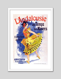 L'Andalousie - The Good Poster Co. - Paper Size : 29.7 x 42.0 cm A3