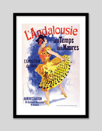L'Andalousie - The Good Poster Co. - Paper Size : 29.7 x 42.0 cm A3