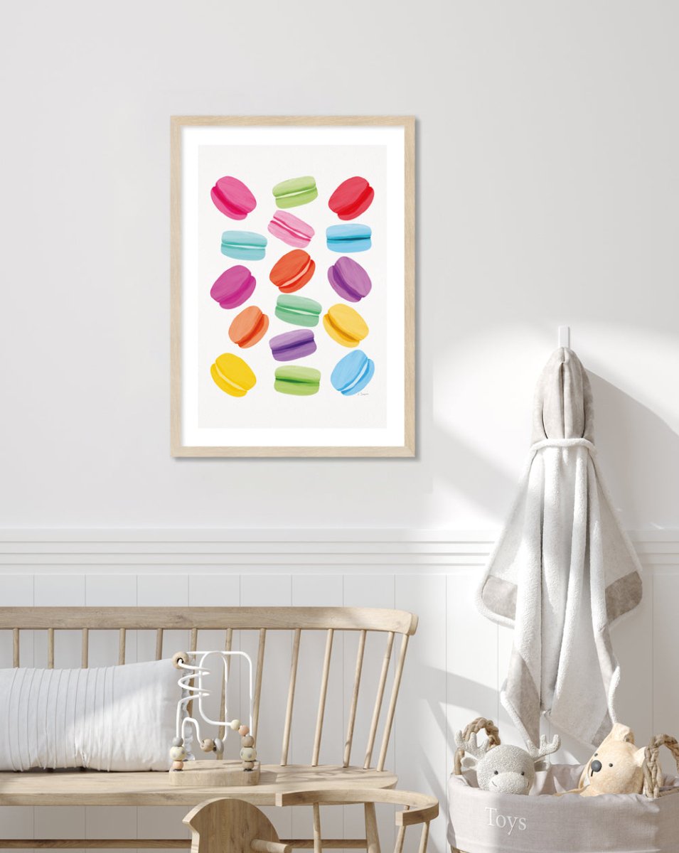 Macaroon Rainbow - The Good Poster Co. - Paper Size : 29.7 x 42.0 cm A3