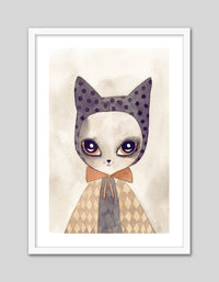 Miss Mittens - The Good Poster Co. - Paper Size : 21.0 x 29.7 cm A4