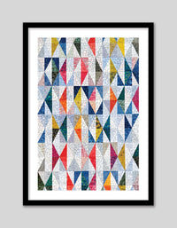 Mosaic Triangles - The Good Poster Co. - Paper Size : 29.7 x 42.0 cm A3