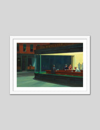 Nighthawks - The Good Poster Co. - Paper Size : 59.4 x 42.0 cm A2